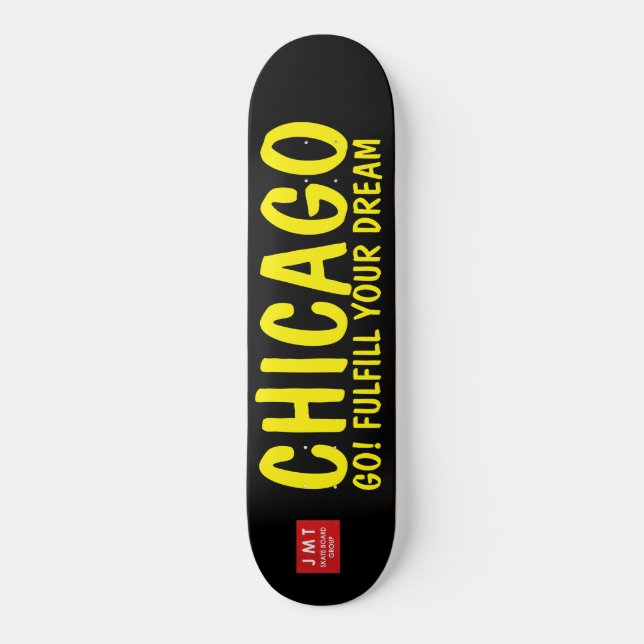 CHICAGO GO! SKATEBOARDS/JMT SKATEBOARDS (Framsida)