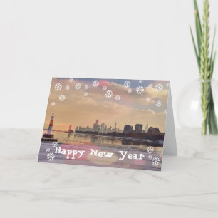 CHICAGO GOTT NYTT ÅR HELGKORT