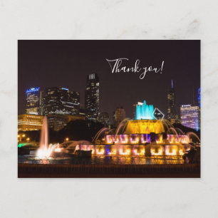 Chicago Grant Park Tack-kort Vykort
