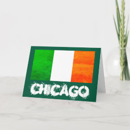Chicago Green Spirit - Irländsk firande Tack Kort