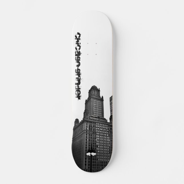 Chicago Grind Skateboard Bräda 20 Cm (Framsida)