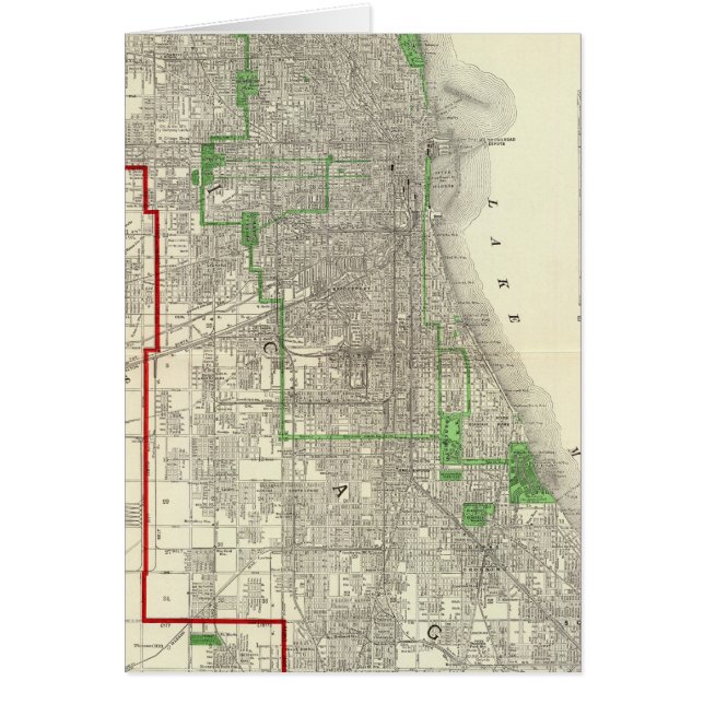 Chicago Hälsningskort (Framsidan)