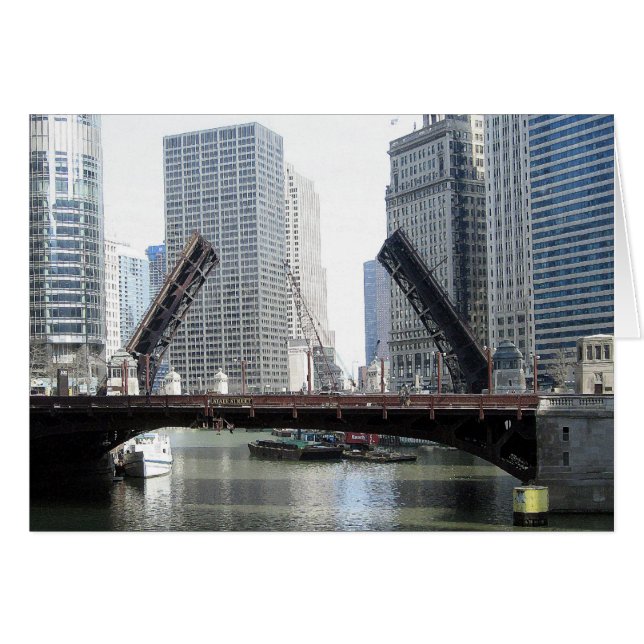 Chicago Hälsningskort (Framsidan Horizontal)
