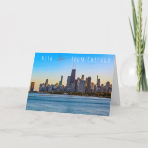 Chicago-hälsningskort Helgkort