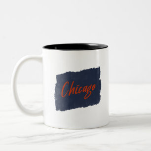 Chicago Handskriftlig Typography Coffee Mugg