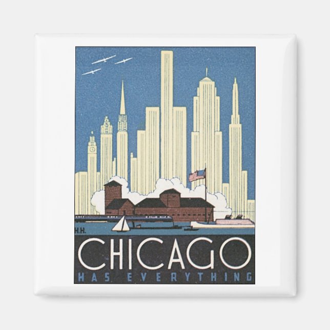 Chicago har allt magnet (Framsidan)