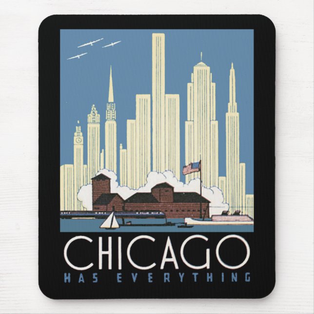 Chicago har allt Mousepad Musmatta (Framsidan)
