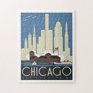 Chicago har allt vintage resoraffischen pussel