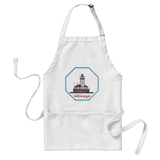 Chicago Harbour Light Förkläde (Framsidan)
