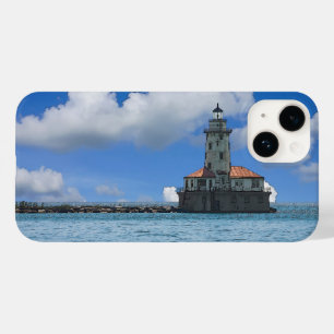Chicago Harbour Lighthouse Painterly Fodral-Mate i
