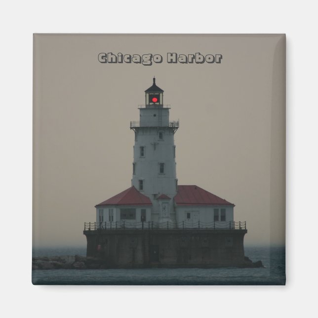 Chicago Harbour Square Magnet (Framsidan)