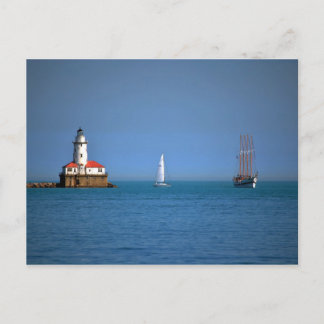 Chicago Harbour Vykort