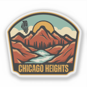 Chicago Heights, Illinois Klistermärken