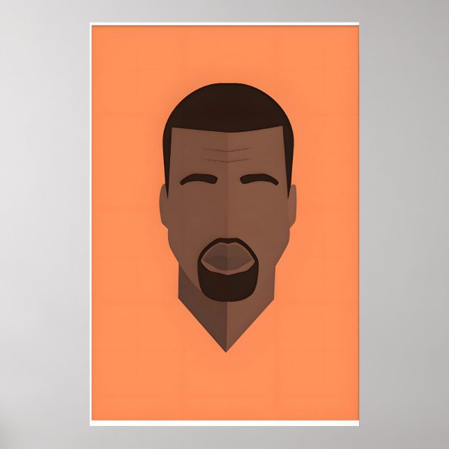 Chicago Hip Hop Inspirerad Original Ikon Design Poster (Framsidan)
