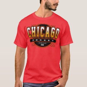 Chicago Hockey Retro Vintage Blackhawks Inspired 9 T Shirt