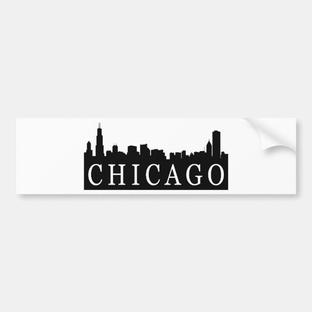 Chicago horisont bildekal (Framsidan)