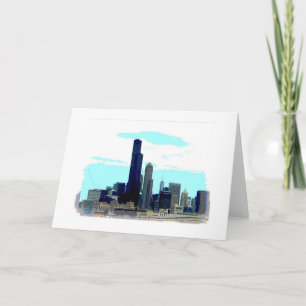 Chicago horisont kort