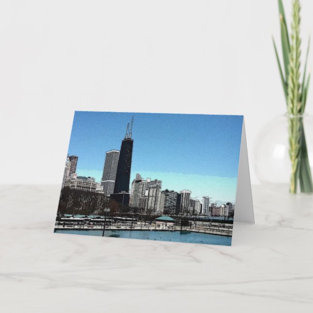 Chicago horisont kort (Framsida)