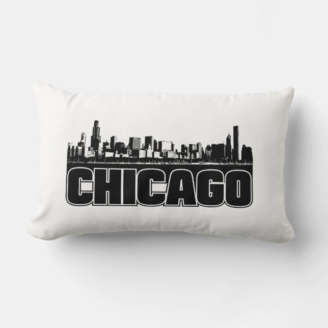 Chicago horisont lumbarkudde (Framsida)