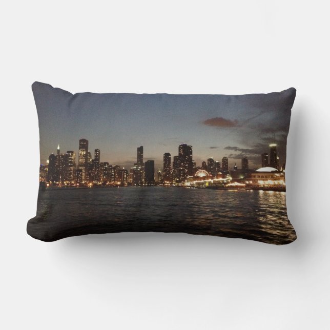 Chicago horisont lumbarkudde (Framsida)