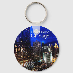 Chicago horisont nyckelring