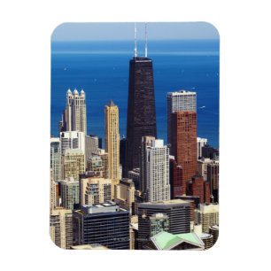 Chicago horisont och landmarks magnet