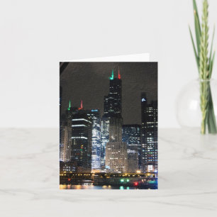 Chicago horisont på Christmans Helgkort