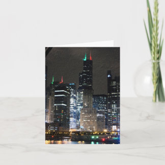 Chicago horisont på Christmans Helgkort