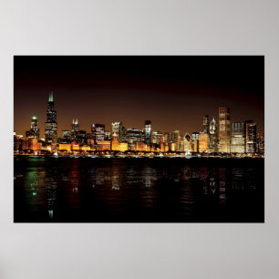 Chicago horisont poster