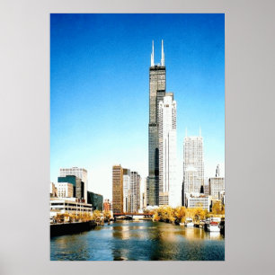 Chicago horisont poster