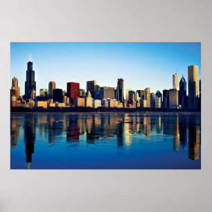 Chicago horisont poster