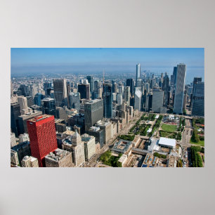 Chicago horisont poster