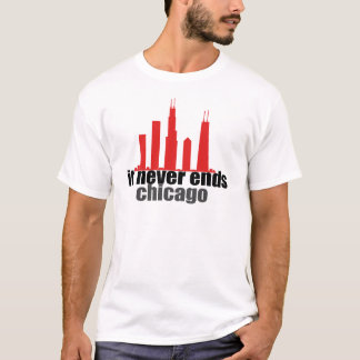 Chicago horisont t-shirt