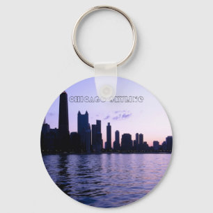 Chicago horisontkeychain nyckelring