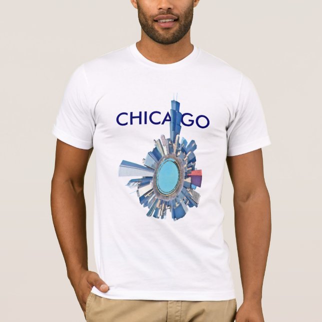 chicago horisontplanet tee (Framsida)