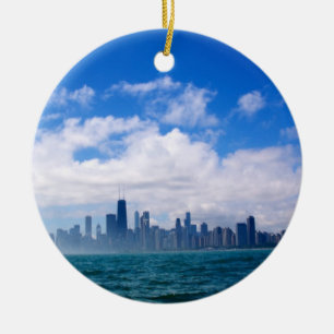 Chicago horisontprydnad julgransprydnad keramik