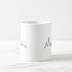 Chicago horisontserie kaffemugg
