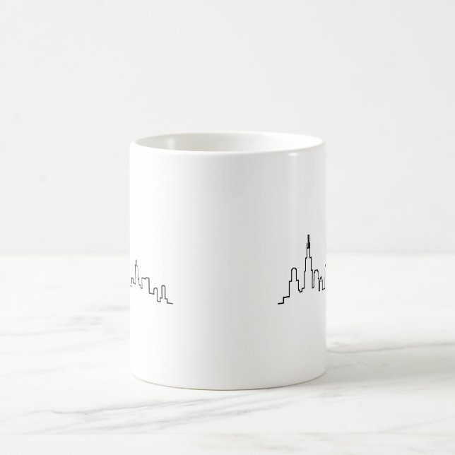 Chicago horisontserie kaffemugg (Center)