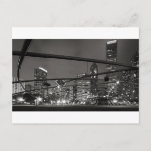 Chicago horisontsvart & vit vykort