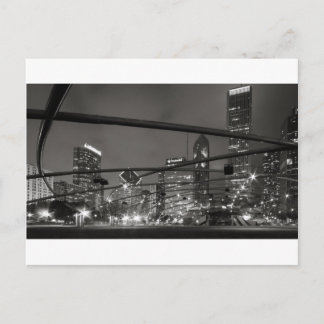 Chicago horisontsvart & vit vykort