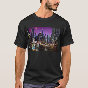 Chicago horisontT-tröja T-shirt