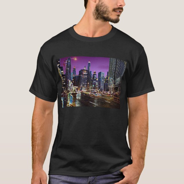Chicago horisontT-tröja Tröja (Framsida)