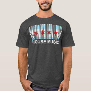 Chicago House Music - Barcode EDM DJ Illinois T Shirt