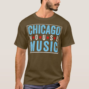 Chicago House Music - EDM Vintage DJ Snyggt T Shirt