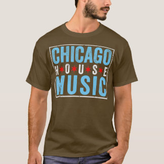 Chicago House Music - EDM Vintage DJ Snyggt T Shirt