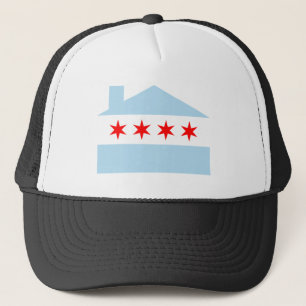 Chicago husflagga keps
