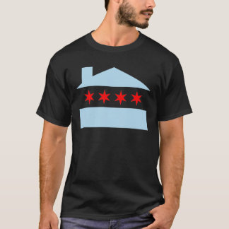 Chicago husflagga tee