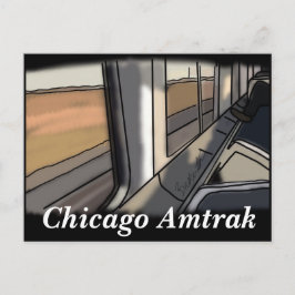 Chicago, IL amtrak Vykort