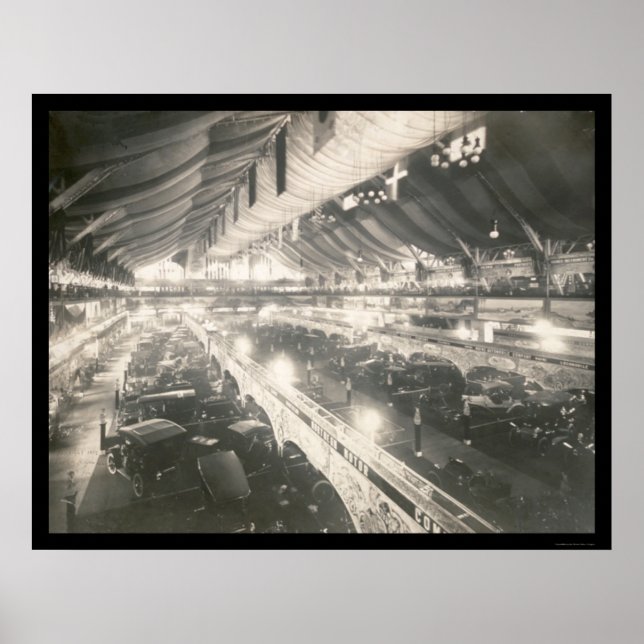 Chicago, IL Auto Show Photo 1907 Poster (Framsidan)
