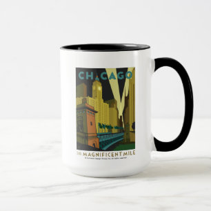 Chicago, IL - Den magnificent Mile Mugg